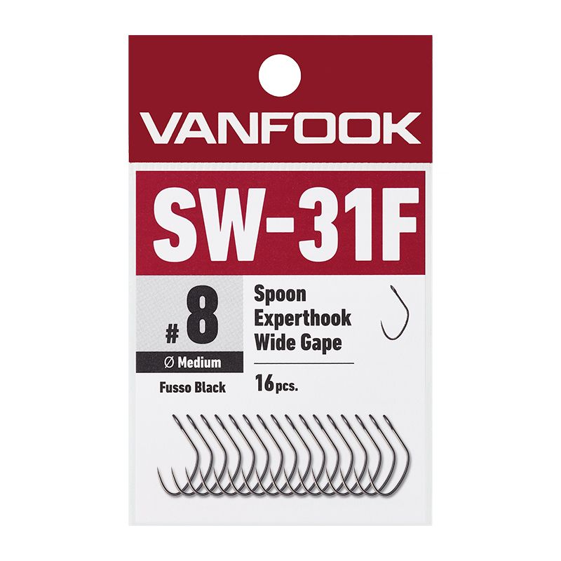 Freshwater Hook - Vanfook - SW-31F Spoon Experthook Wide Gape Medium Wire