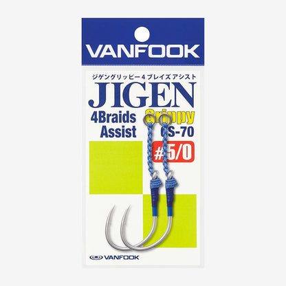 Vanfook GS-70 JIGEN Grippy 4 Braids Assist - Vanfook USA