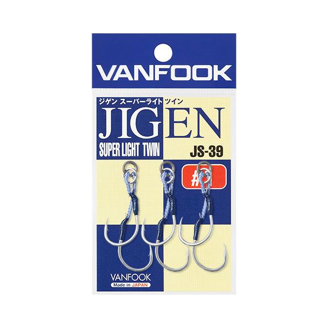 Assist Hook Super Light Twin - Vanfook - JS-39 Jigen Super Light Twin - The Fishermans Hut