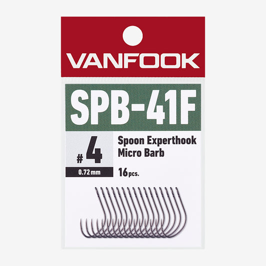 Vanfook SPB-41F Spoon Experthook Medium Heavy Micro Barb with PTFE