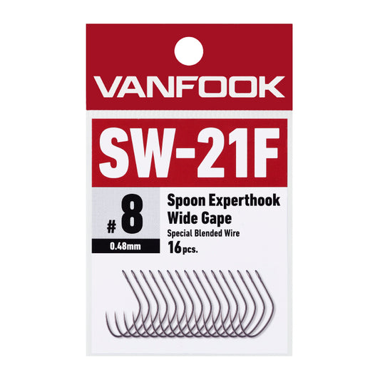 Vanfook SW-21F Spoon Experthook Wide Gape Fine Wire