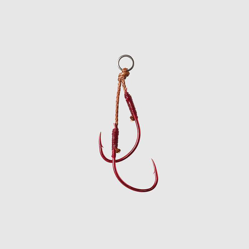 Freshwater Hook - Vanfook - TD-42R Ringed Twin Dancer Heavy Red