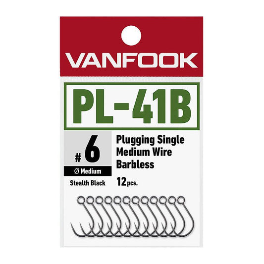 Vanfook PL-41B Plugging Single Medium Wire Barbless - Vanfook USA