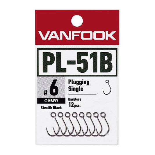 Vanfook PL-51B Plugging Single Heavy Wire Barbless - Vanfook USA